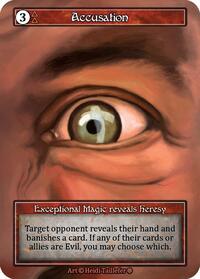 Accusation (Foil) [Gothic] | Gear Gaming Bentonville