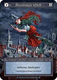 Broomstick Witch (Foil) [Gothic] | Gear Gaming Bentonville