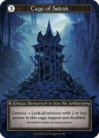 Cage of Sidrak (Foil) [Gothic] | Gear Gaming Bentonville