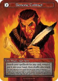 Demonic Contract (Foil) [Gothic] | Gear Gaming Bentonville