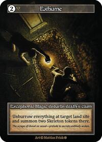 Exhume (Foil) [Gothic] | Gear Gaming Bentonville