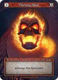 Flaming Skull (Foil) [Gothic] | Gear Gaming Bentonville