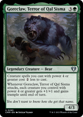 Goreclaw, Terror of Qal Sisma [Commander Masters] | Gear Gaming Bentonville