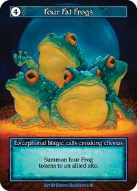 Four Fat Frogs (Foil) [Gothic] | Gear Gaming Bentonville