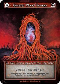 Greater Blood Demon (Foil) [Gothic] | Gear Gaming Bentonville