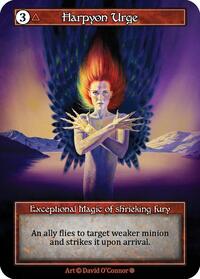 Harpyon Urge (Foil) [Gothic] | Gear Gaming Bentonville