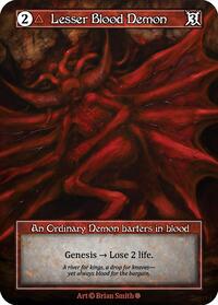Lesser Blood Demon (Foil) [Gothic] | Gear Gaming Bentonville