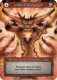 Lord of Destruction (Foil) [Gothic] | Gear Gaming Bentonville