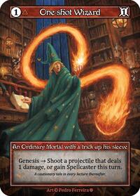 One-shot Wizard (Foil) [Gothic] | Gear Gaming Bentonville