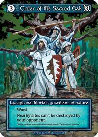 Order of the Sacred Oak (Foil) [Gothic] | Gear Gaming Bentonville