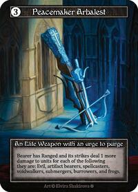 Peacemaker Arbalest (Foil) [Gothic] | Gear Gaming Bentonville