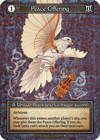 Peace Offering (Foil) [Gothic] | Gear Gaming Bentonville