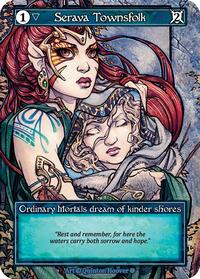 Serava Townsfolk (Foil) [Gothic] | Gear Gaming Bentonville