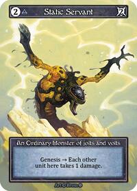 Static Servant (Foil) [Gothic] | Gear Gaming Bentonville