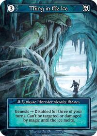 Thing in the Ice (Foil) [Gothic] | Gear Gaming Bentonville