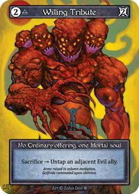 Willing Tribute (Foil) [Gothic] | Gear Gaming Bentonville