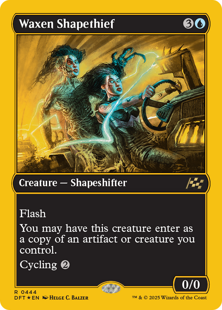 Waxen Shapethief (First-Place Foil) [Aetherdrift] | Gear Gaming Bentonville