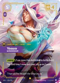 Yasuo - Windrider (Overnumbered) [Spiritforged] | Gear Gaming Bentonville