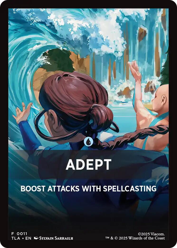 Adept Theme Card [Avatar: The Last Airbender Tokens] | Gear Gaming Bentonville