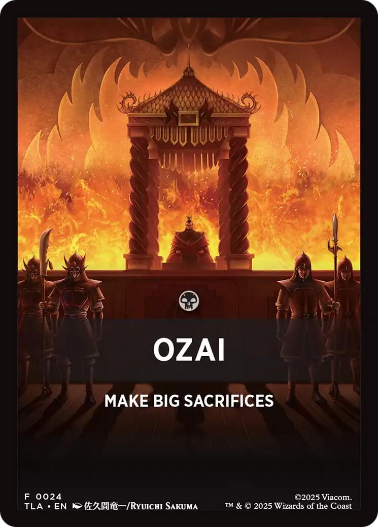 Ozai Theme Card [Avatar: The Last Airbender Tokens] | Gear Gaming Bentonville