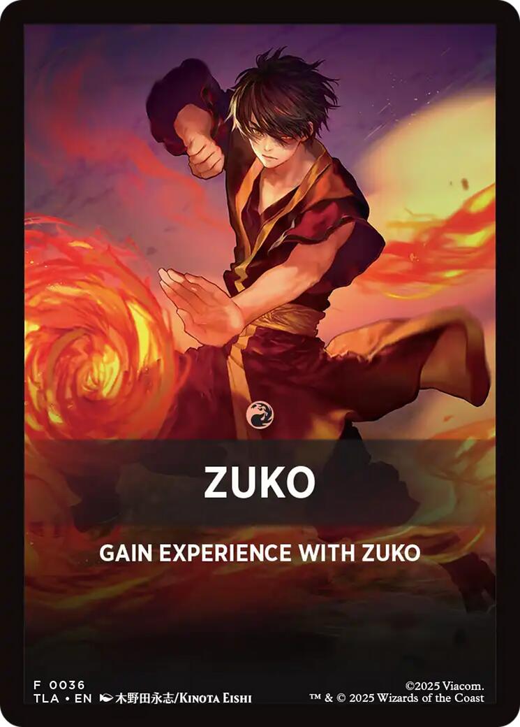 Zuko Theme Card [Avatar: The Last Airbender Tokens] | Gear Gaming Bentonville