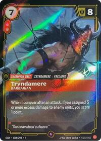 Tryndamere - Barbarian [Riftbound Organized Play Promotional Cards] | Gear Gaming Bentonville