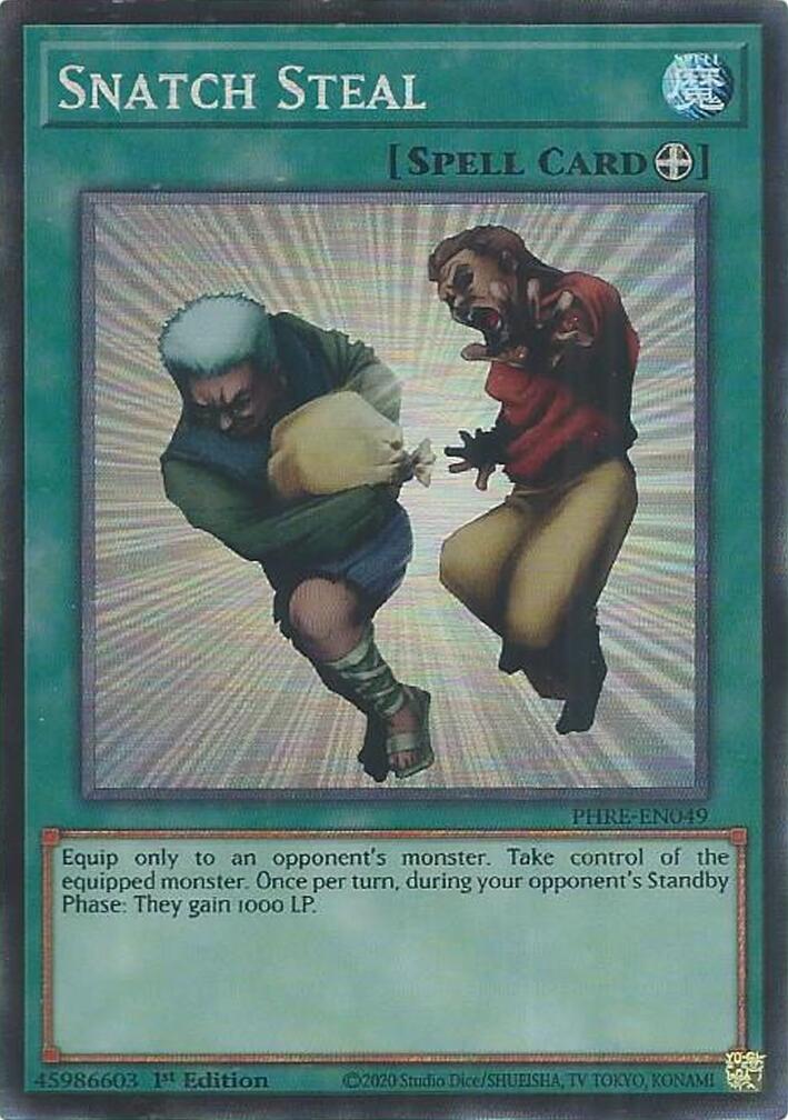 Snatch Steal (CR) [PHRE-EN049] Collector's Rare | Gear Gaming Bentonville