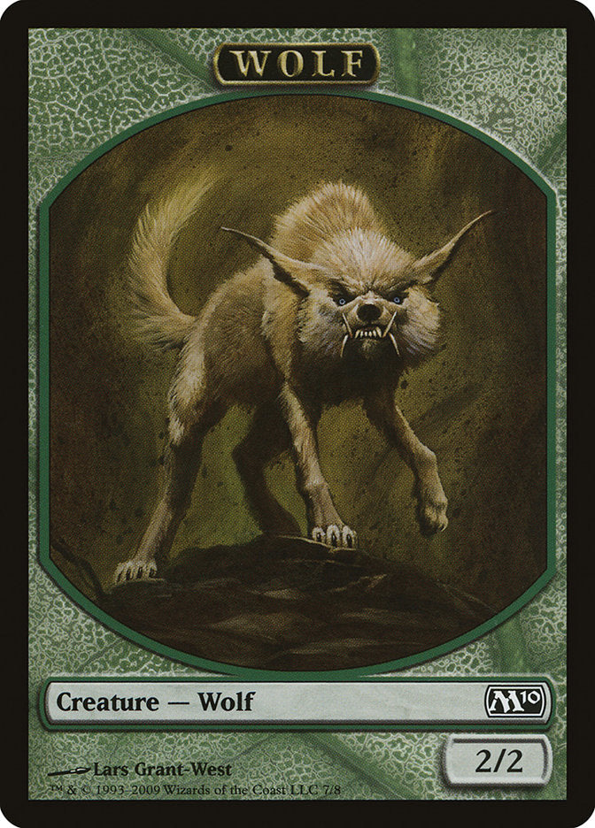 Wolf Token [Magic 2010 Tokens] | Gear Gaming Bentonville