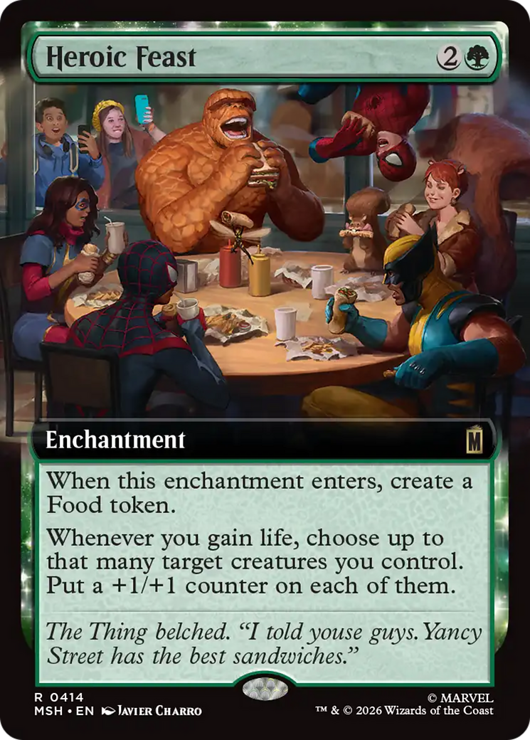 Heroic Feast (Extended Art) [Marvel Super Heroes] | Gear Gaming Bentonville