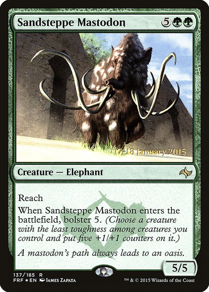 Sandsteppe Mastodon [Fate Reforged Prerelease Promos] | Gear Gaming Bentonville