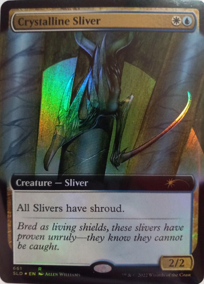 Crystalline Sliver (Extended Art) [Secret Lair Drop Promos] | Gear Gaming Bentonville