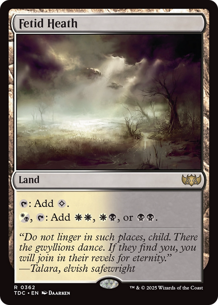 Fetid Heath [Tarkir: Dragonstorm Commander] | Gear Gaming Bentonville