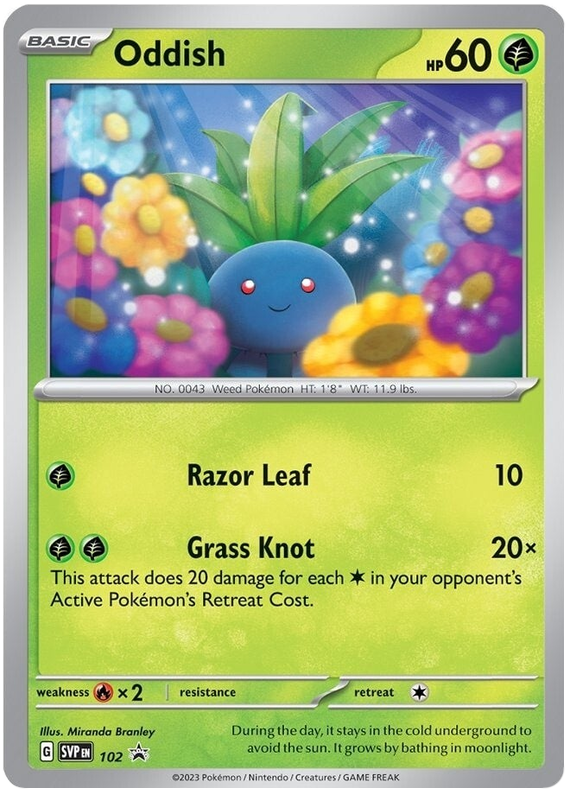 Oddish (102) [Scarlet & Violet: Black Star Promos] | Gear Gaming Bentonville