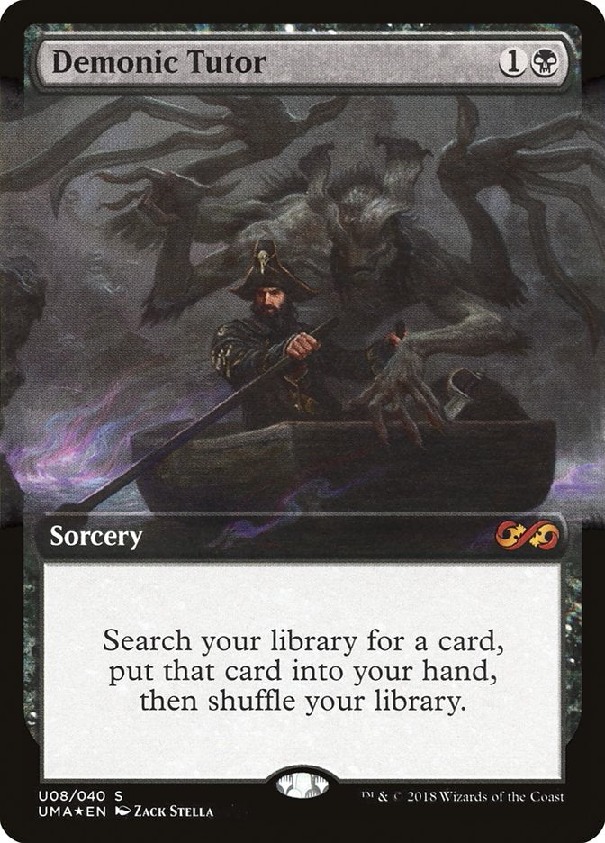 Demonic Tutor (Topper) [Ultimate Masters Box Topper] | Gear Gaming Bentonville