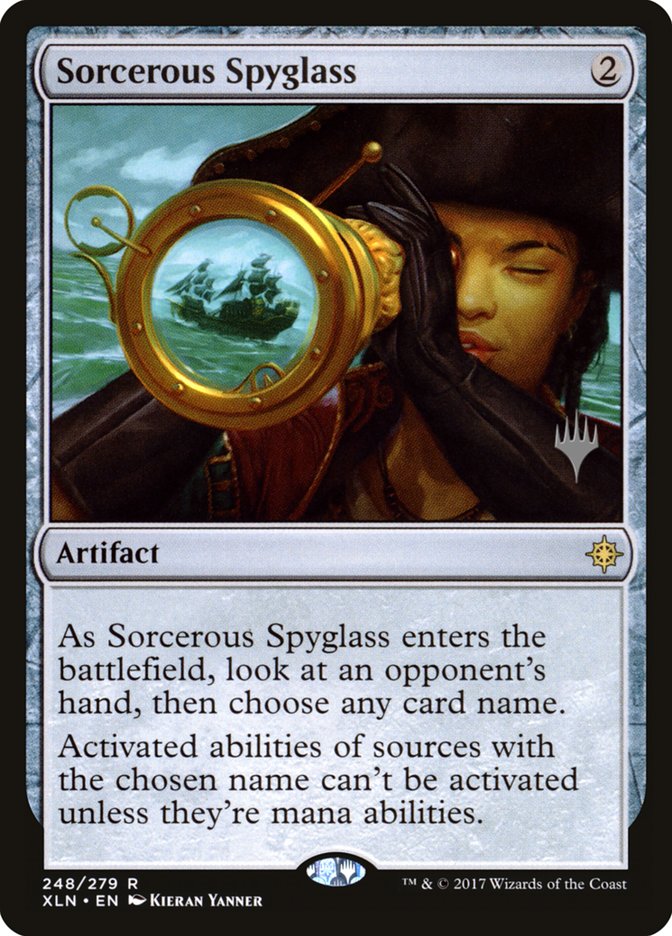 Sorcerous Spyglass (Promo Pack) [Ixalan Promos] | Gear Gaming Bentonville