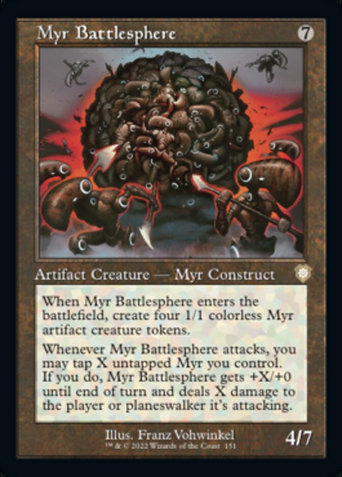 Myr Battlesphere (Retro) [The Brothers' War Commander] | Gear Gaming Bentonville