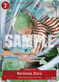 Roronoa Zoro - OP14-015 (Alternate Art) [The Azure Sea's Seven] | Gear Gaming Bentonville