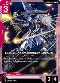 Duel Gundam (Assault Shroud) (GD03-042) [Steel Requiem] | Gear Gaming Bentonville