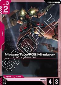 Messer Type-F02 Minelayer [Starter Deck 08: Flash of Radiance] | Gear Gaming Bentonville