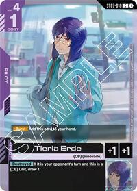 Tieria Erde (Store Tournament Participant Pack 03) (ST07-010) [Gundam Promotional Cards] | Gear Gaming Bentonville