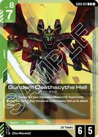Gundam Deathscythe Hell (Store Tournament Participant Pack 03) (GD03-021) [Gundam Promotional Cards] | Gear Gaming Bentonville