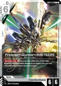 Freedom Gundam (Meteor) (Boost Kit 01) (GD03-076) [Gundam Promotional Cards] | Gear Gaming Bentonville