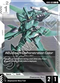 AEU Enact Demonstration Color (Store Tournament Participant Pack 03) (GD03-081) [Gundam Promotional Cards] | Gear Gaming Bentonville