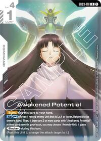 Awakened Potential (Store Tournament Participant Pack 03) (GD03-118) [Gundam Promotional Cards] | Gear Gaming Bentonville