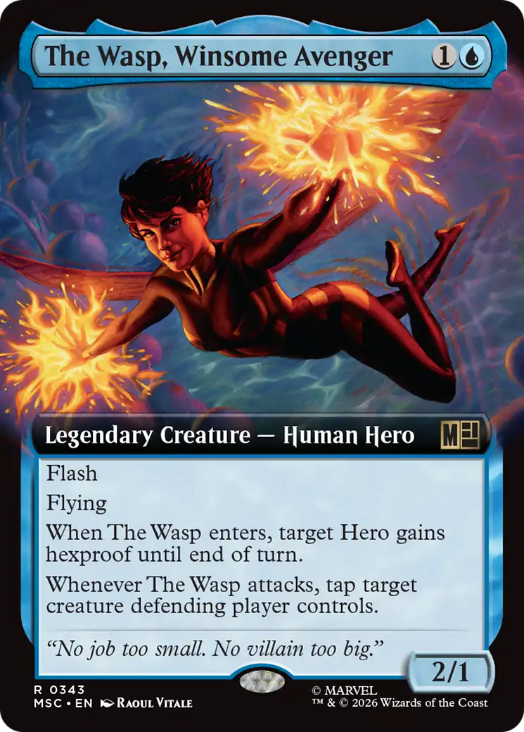 The Wasp, Winsome Avenger (Extended Art) [Marvel Super Heroes Commander] | Gear Gaming Bentonville