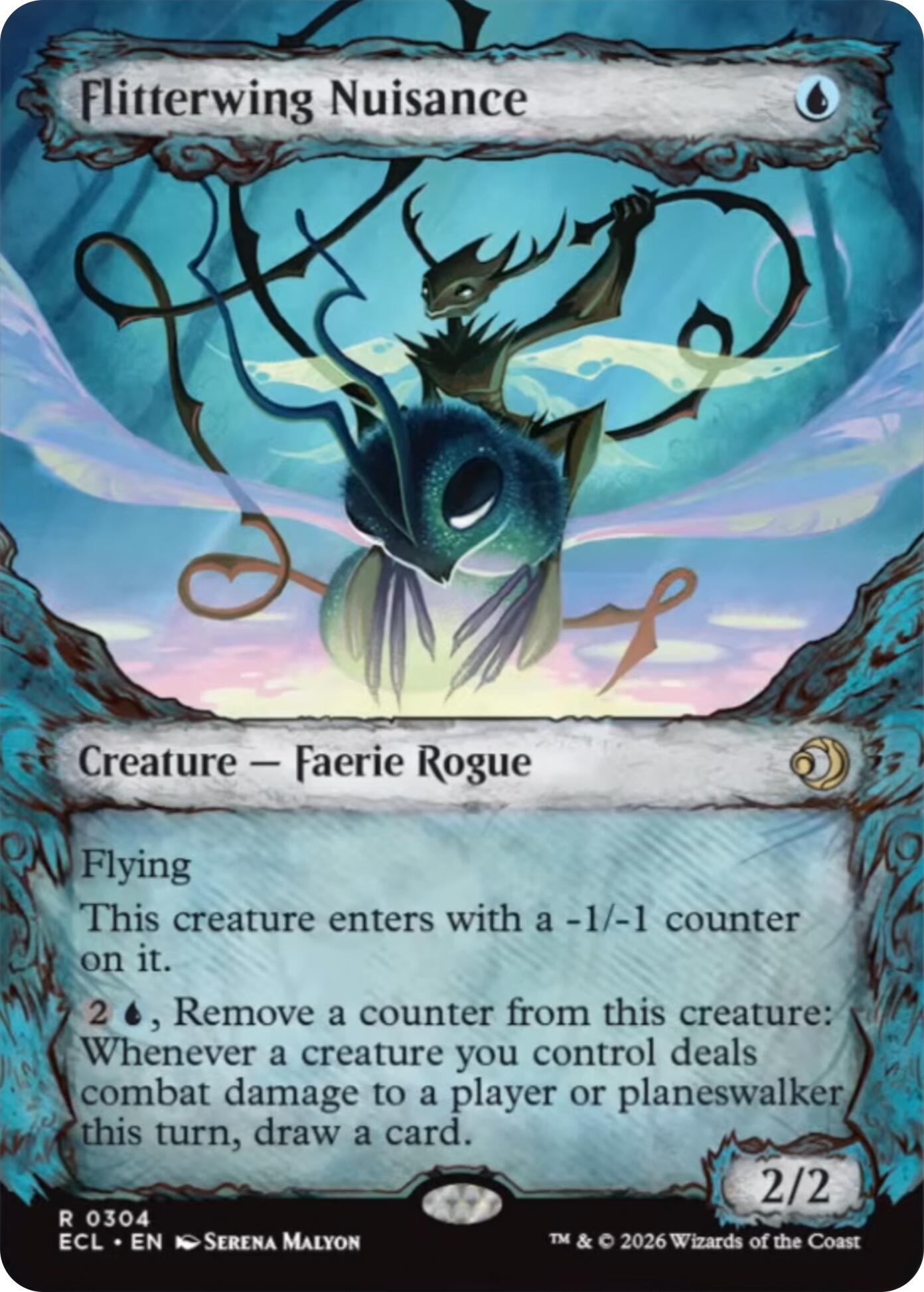 Flitterwing Nuisance (Showcase) [Lorwyn Eclipsed] | Gear Gaming Bentonville