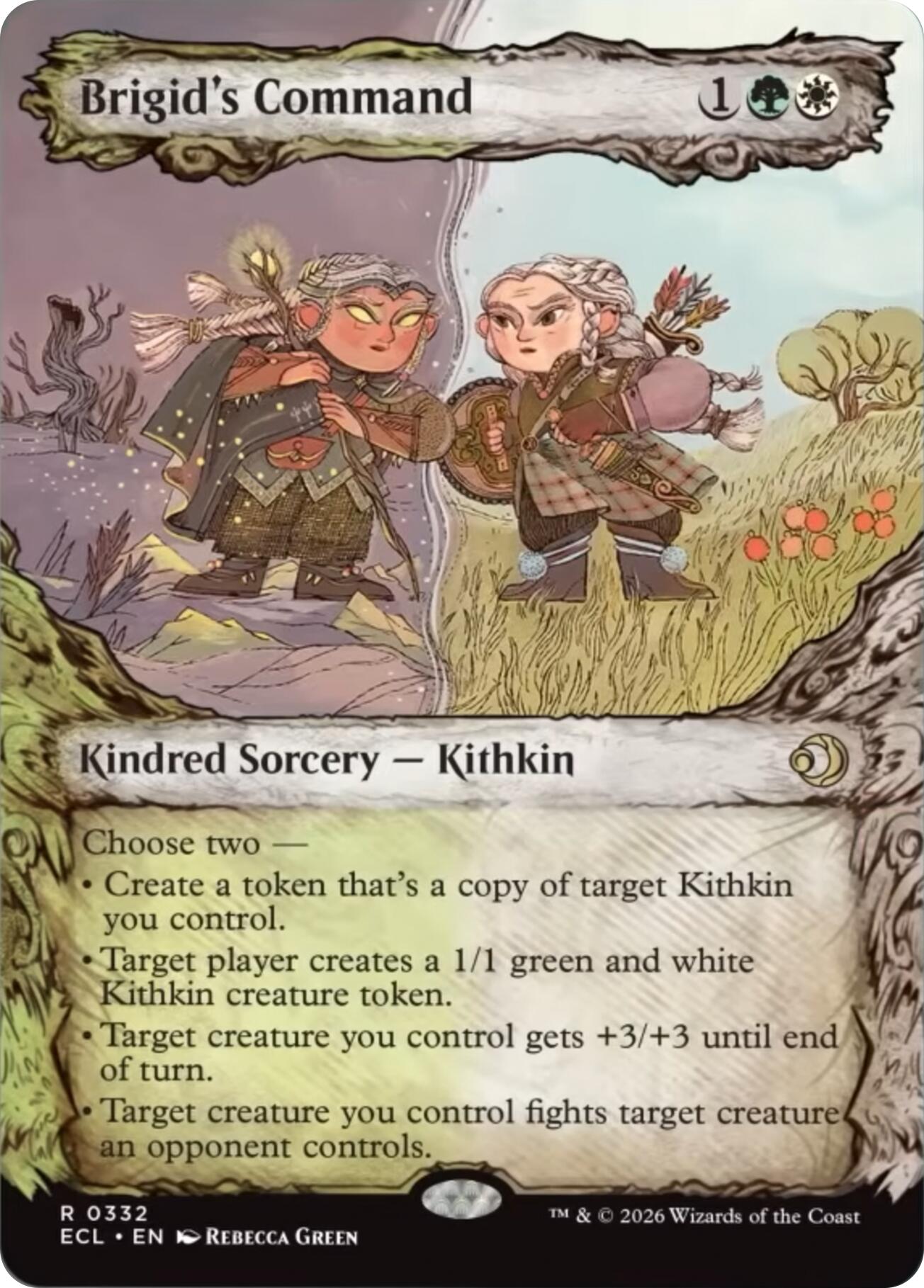 Brigid's Command (Showcase) [Lorwyn Eclipsed] | Gear Gaming Bentonville