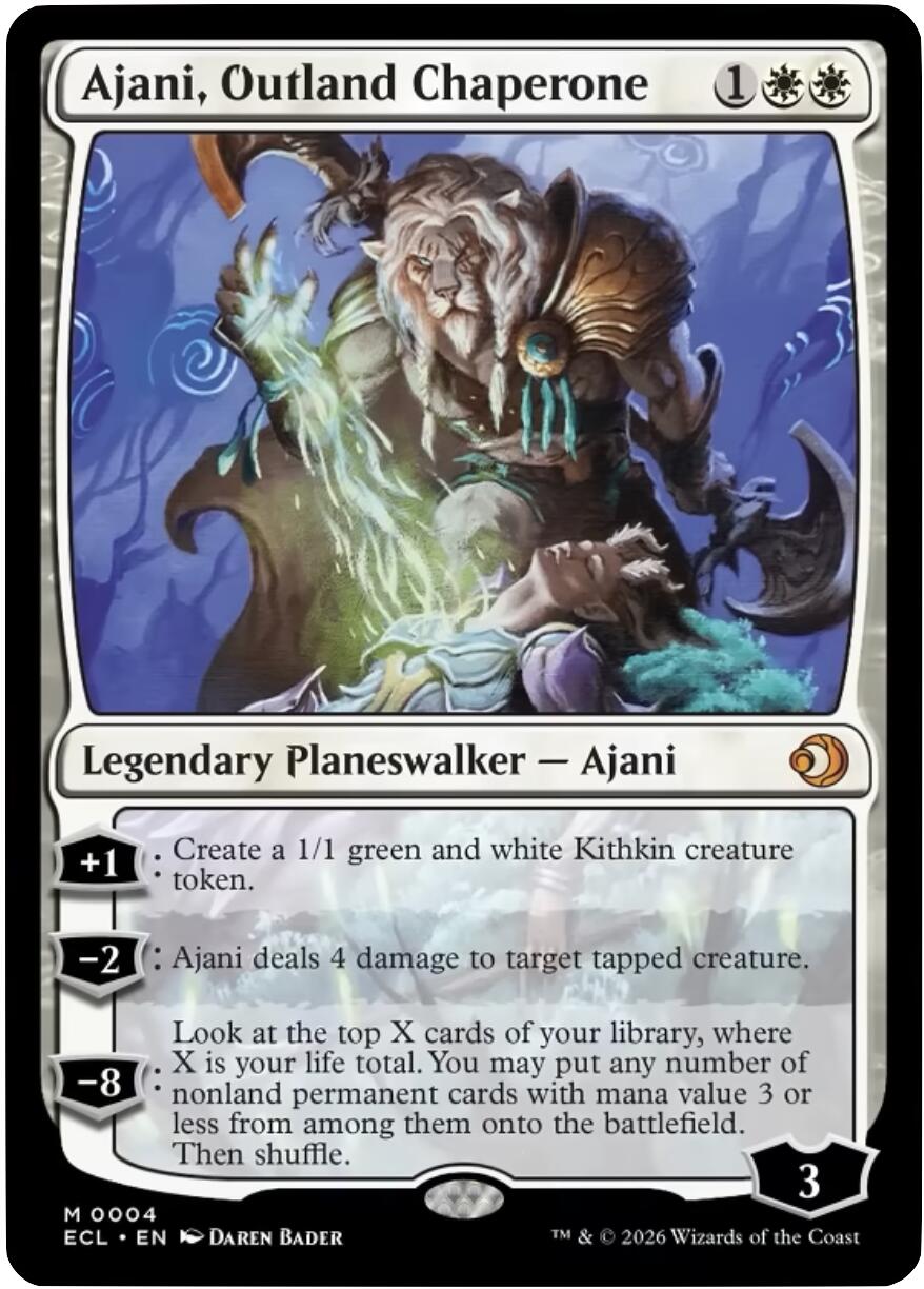 Ajani, Outland Chaperone [Lorwyn Eclipsed] | Gear Gaming Bentonville