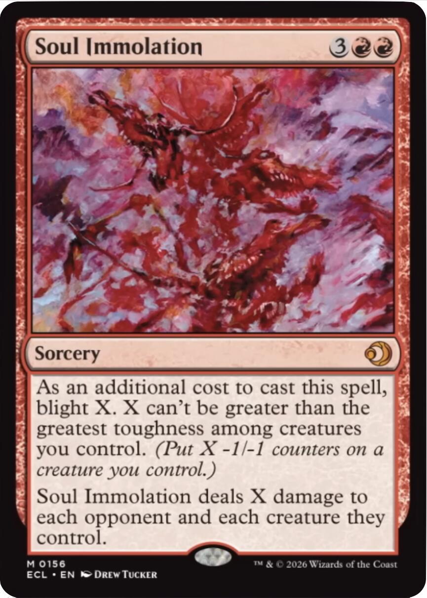 Soul Immolation [Lorwyn Eclipsed] | Gear Gaming Bentonville