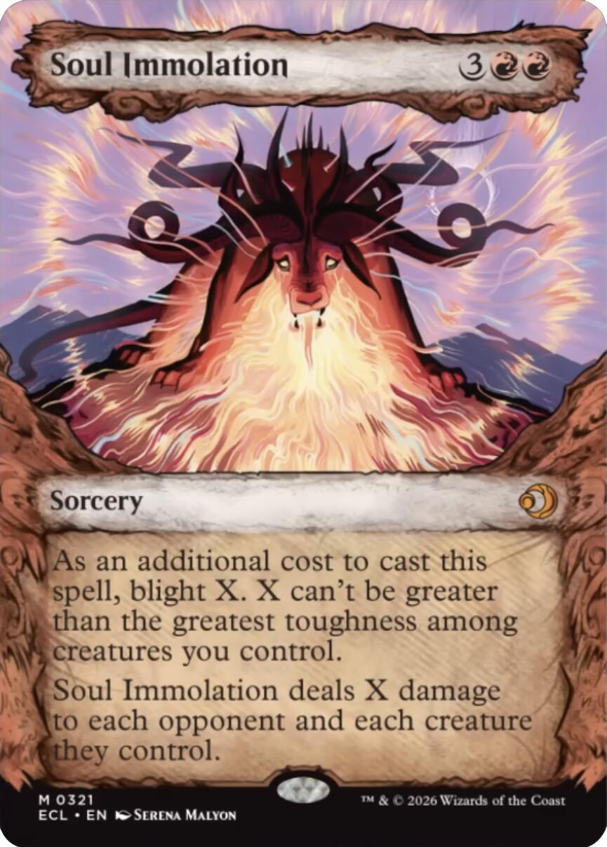 Soul Immolation (Showcase) [Lorwyn Eclipsed] | Gear Gaming Bentonville